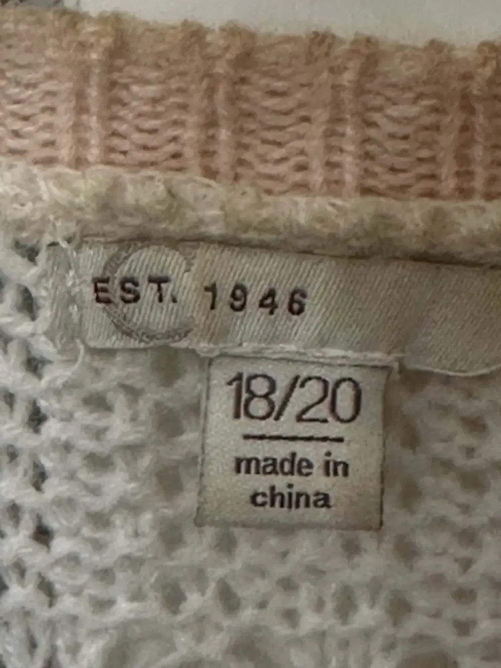 Cato Open Knit Crochet Sweater Cardigan Boho Size 18/20